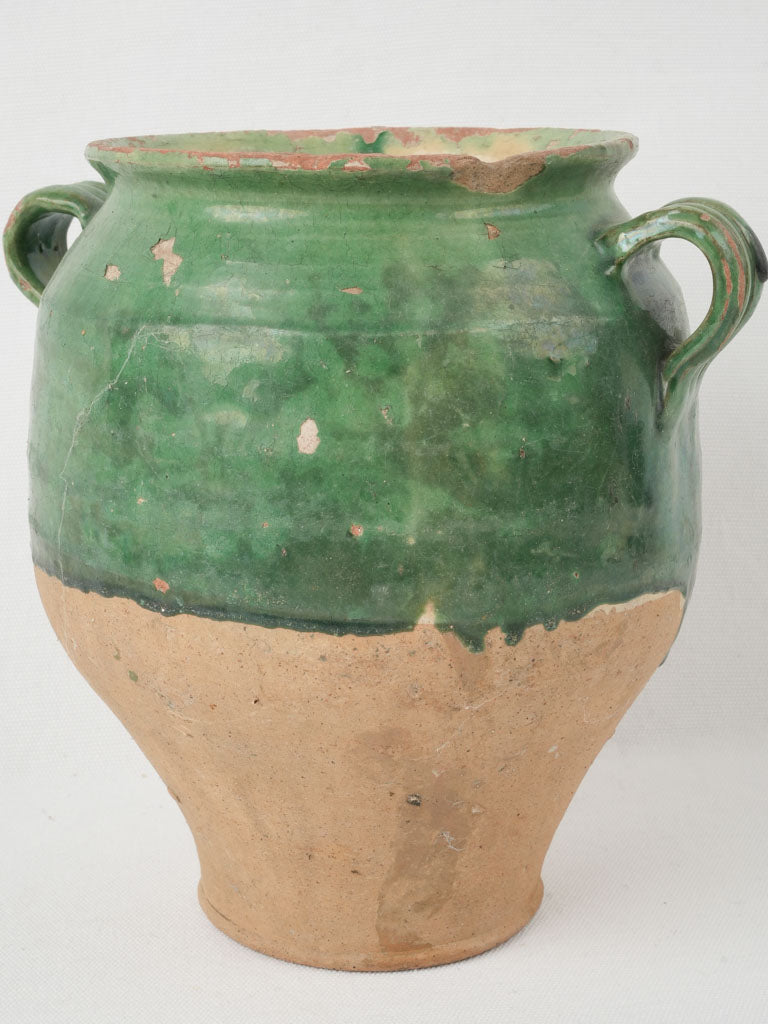 Distressed traditional kitchen crock