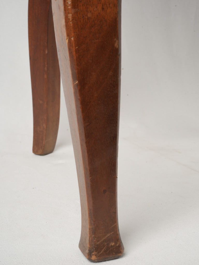Rich patina cabriole-leg chair