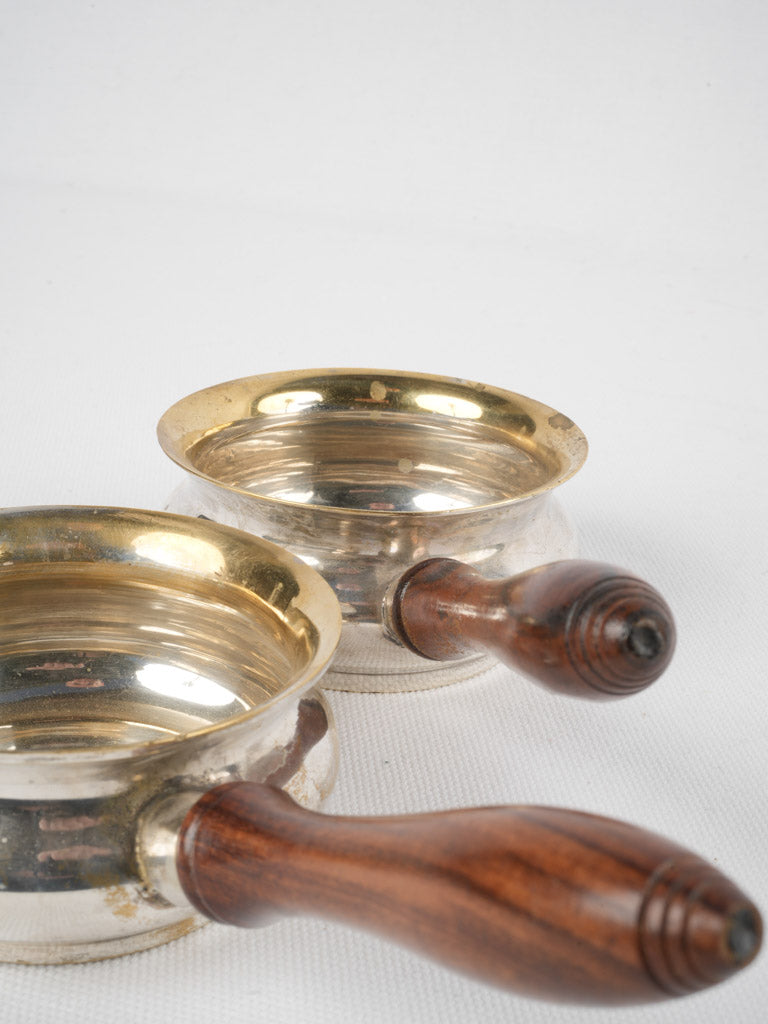 Heritage quality silver mini cookware