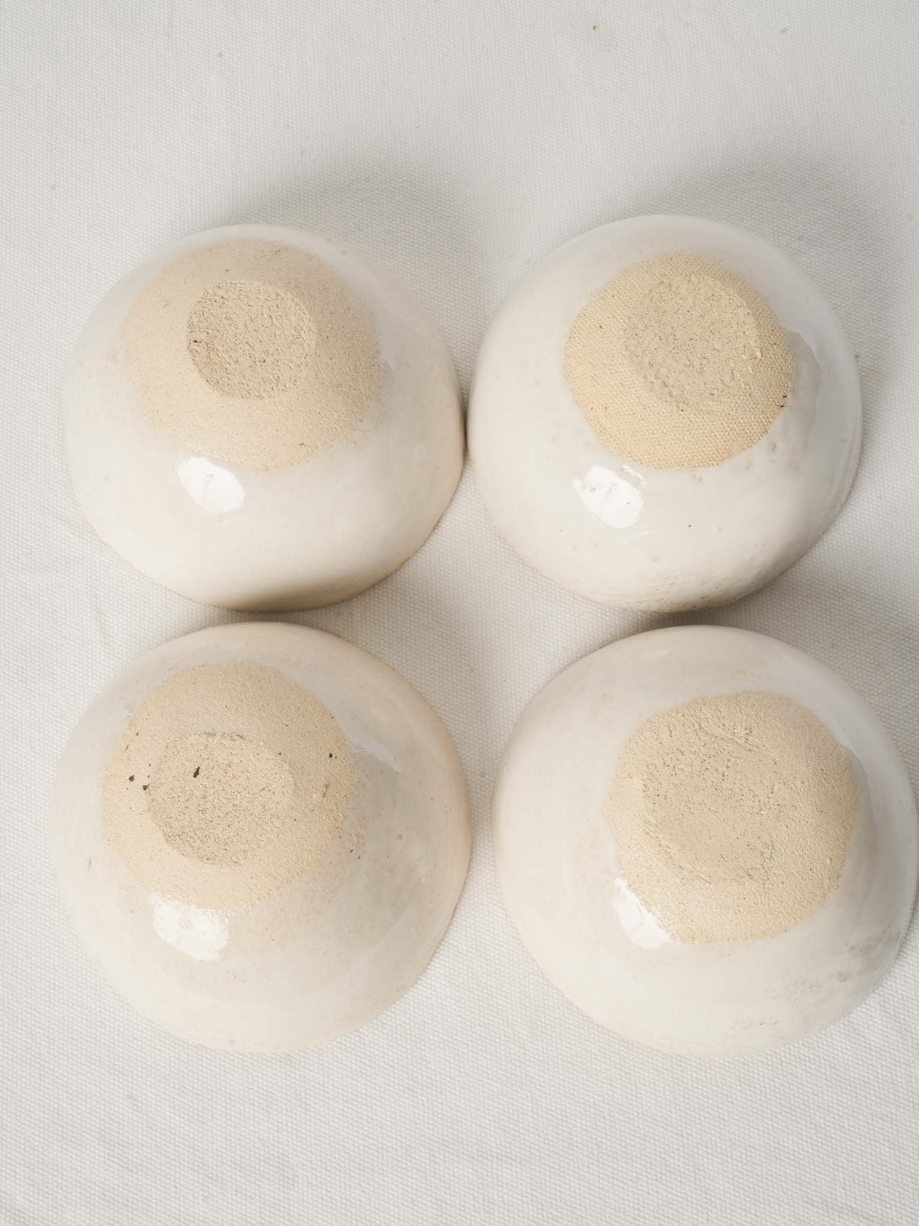 Set of Four Small Artisan Ceramic Bowls - 5½"
