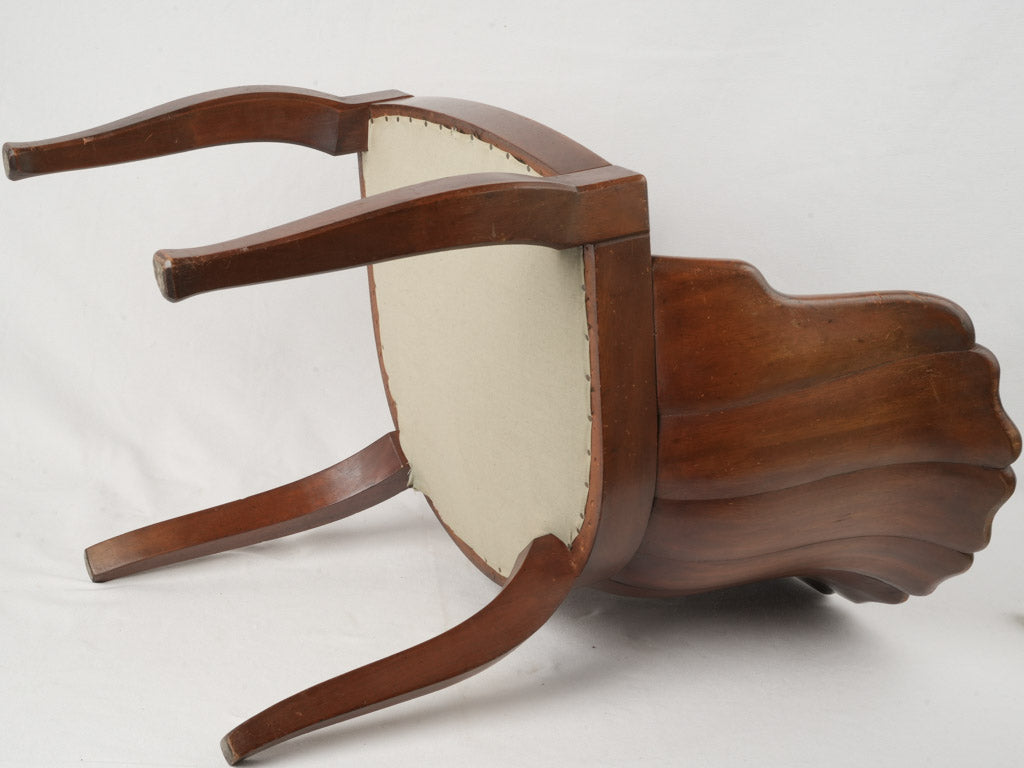 Glamorous old-world sculptural chair