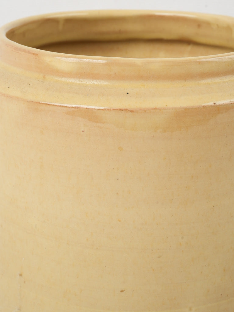 Aged French farmhouse preserving pot