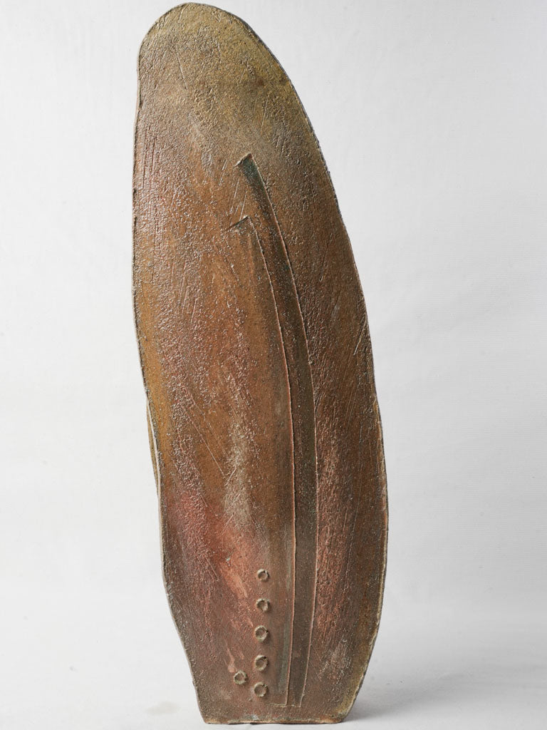 Earthy glazed ceramic vase