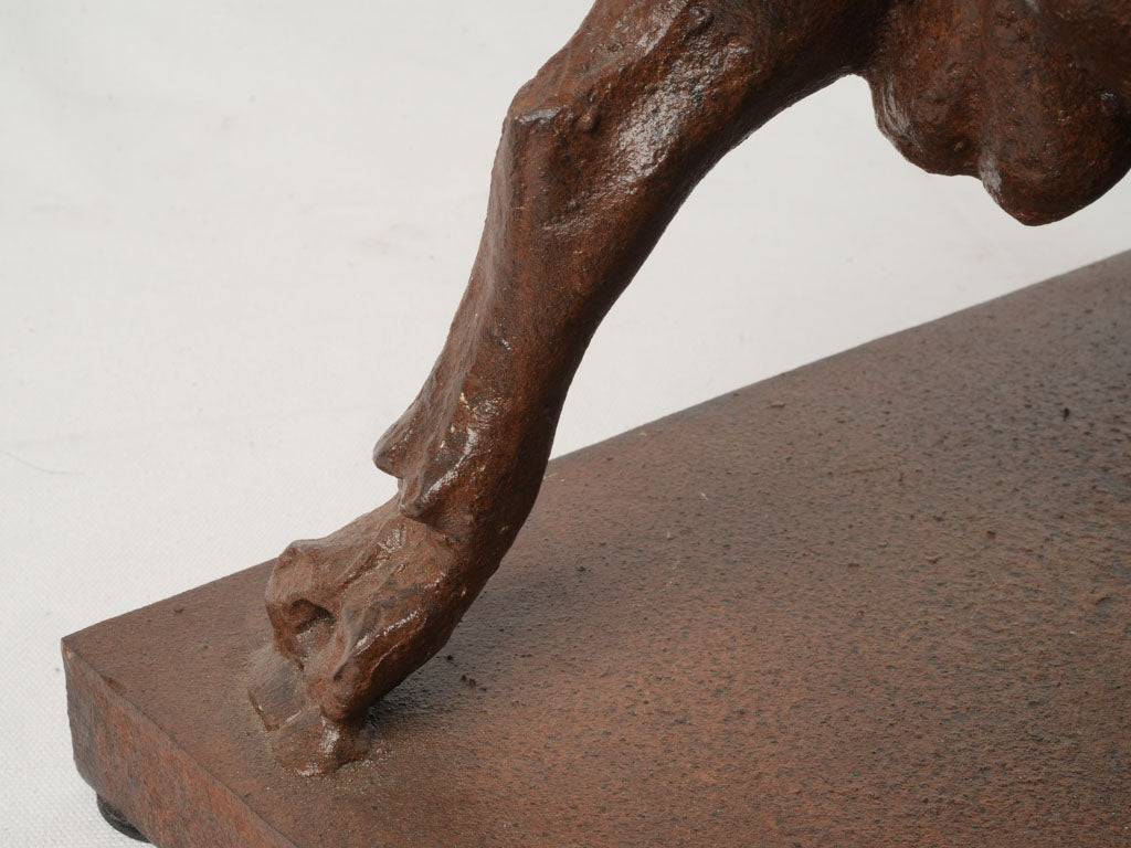 Classic industrial bull statue