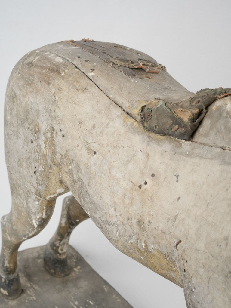 Time-worn, durable, vintage pull toy