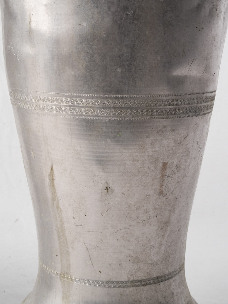 Time-softened patina vintage vessels