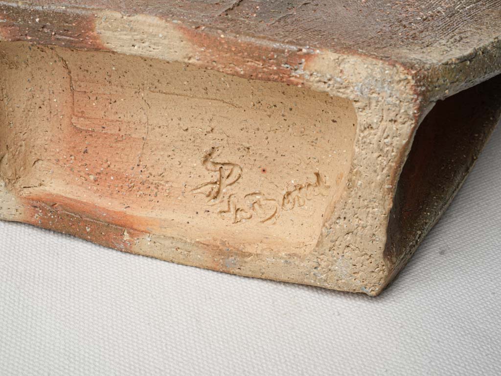 Handcrafted rustic ceramic art