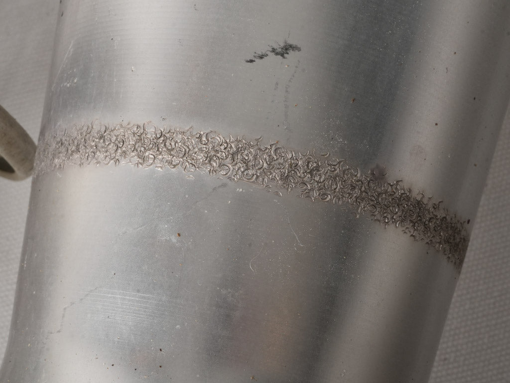 Pierced body textured French vases