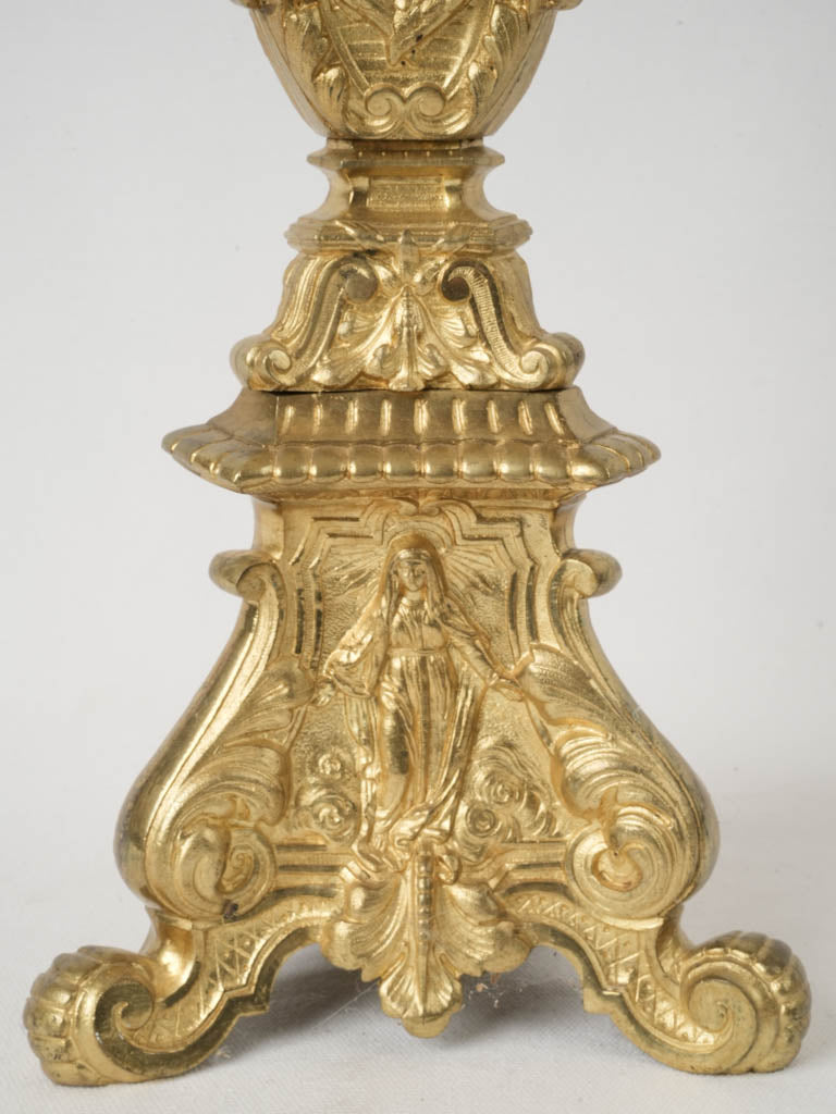 Elegant vintage Italian altar candlestick