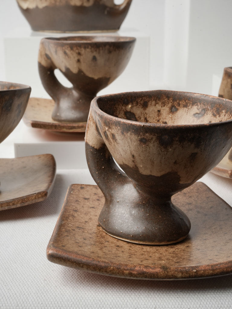 Iconic mid-century coffeeware set