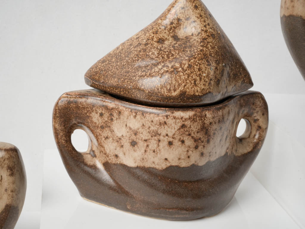Retro avant-garde ceramic coffee set