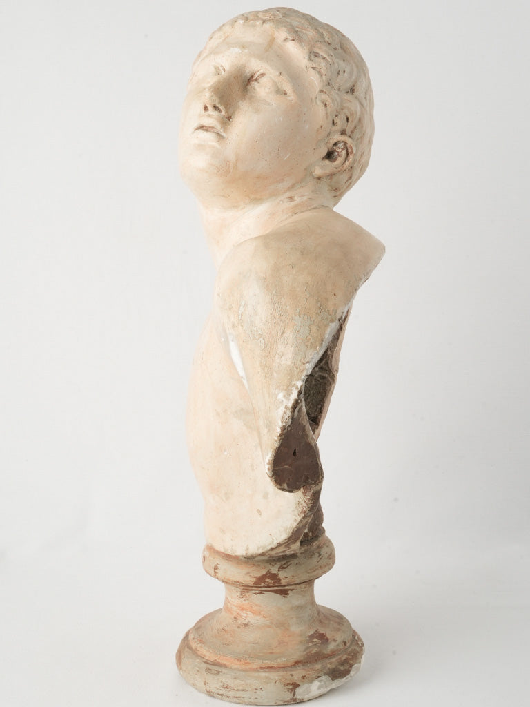 Expressive Greco-Roman style statue