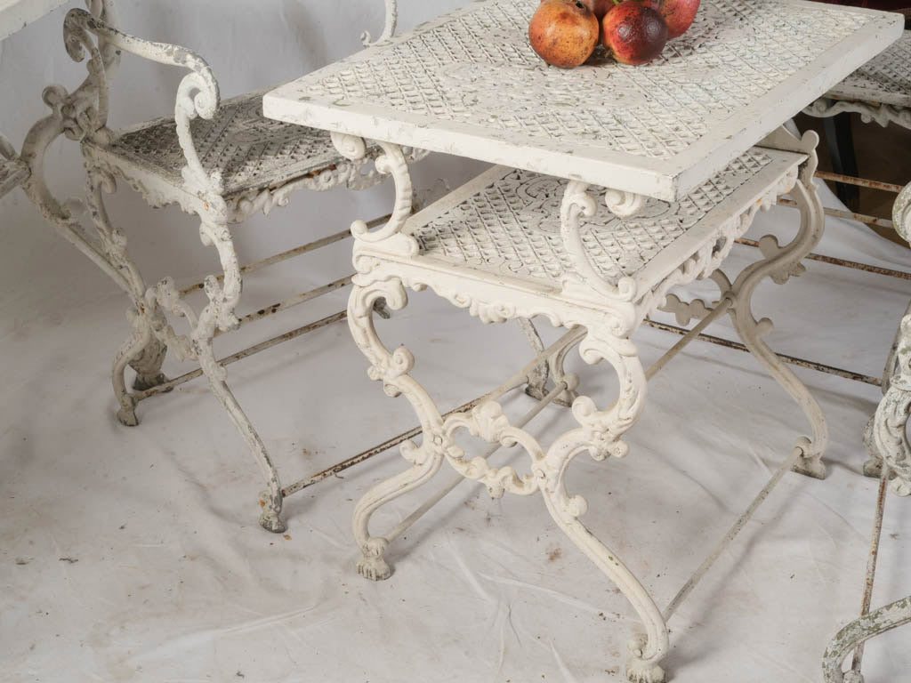 Sculptural French garden seating