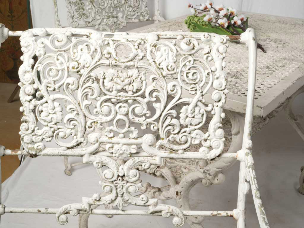 Timeless romantic terrace furniture