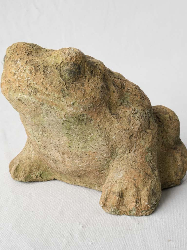 Characterful vintage cast-stone sculpture