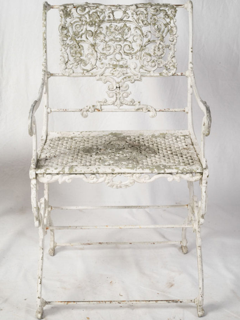 Elegant scrolling foliage benches