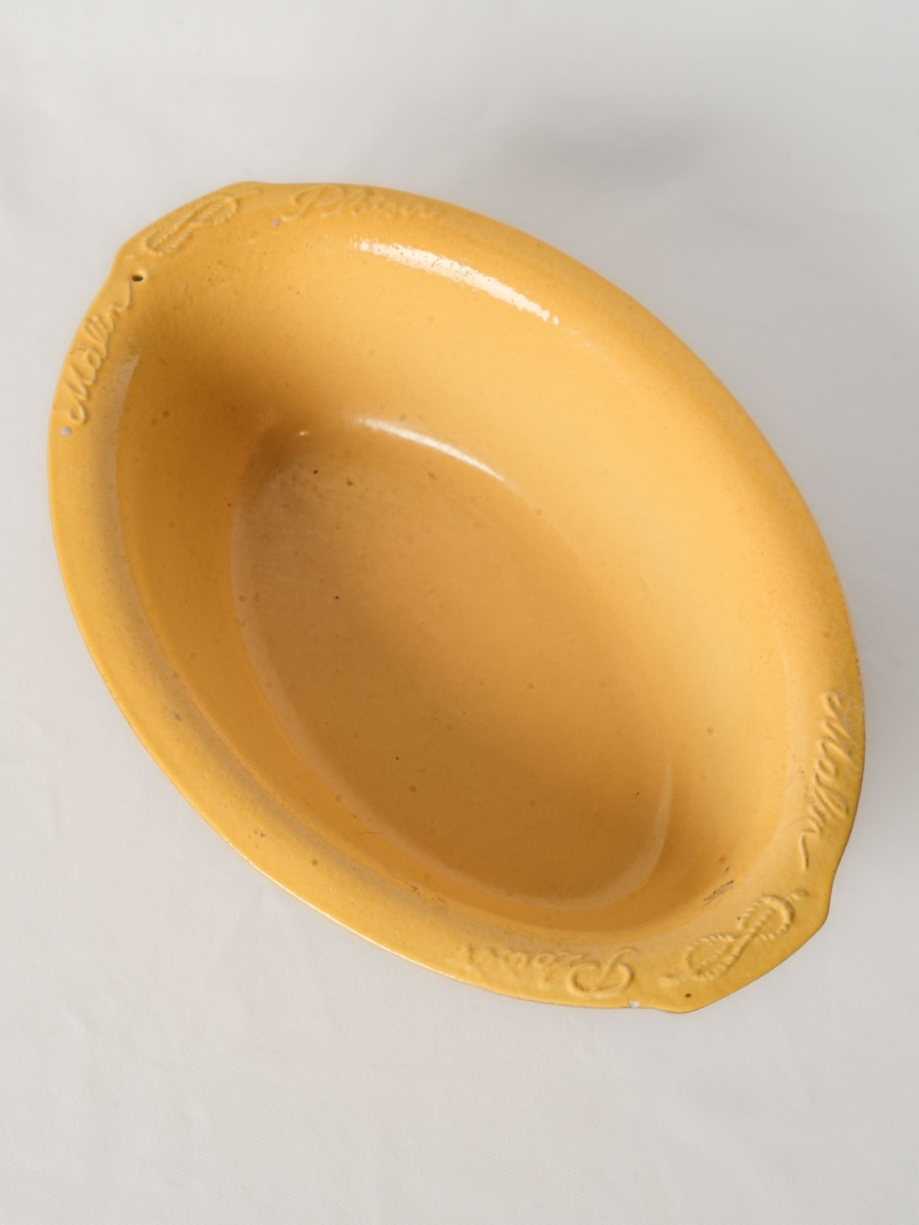 Vintage French Terrine Dish w/ Expressive Mottled Glaze - 14½"