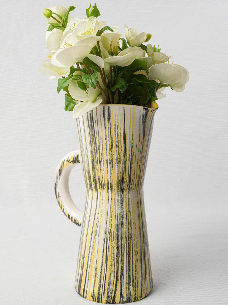 Vintage mid-century ceramic pitcher