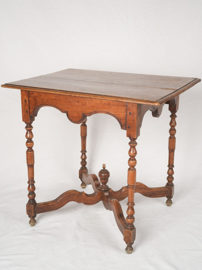 Antique walnut side table