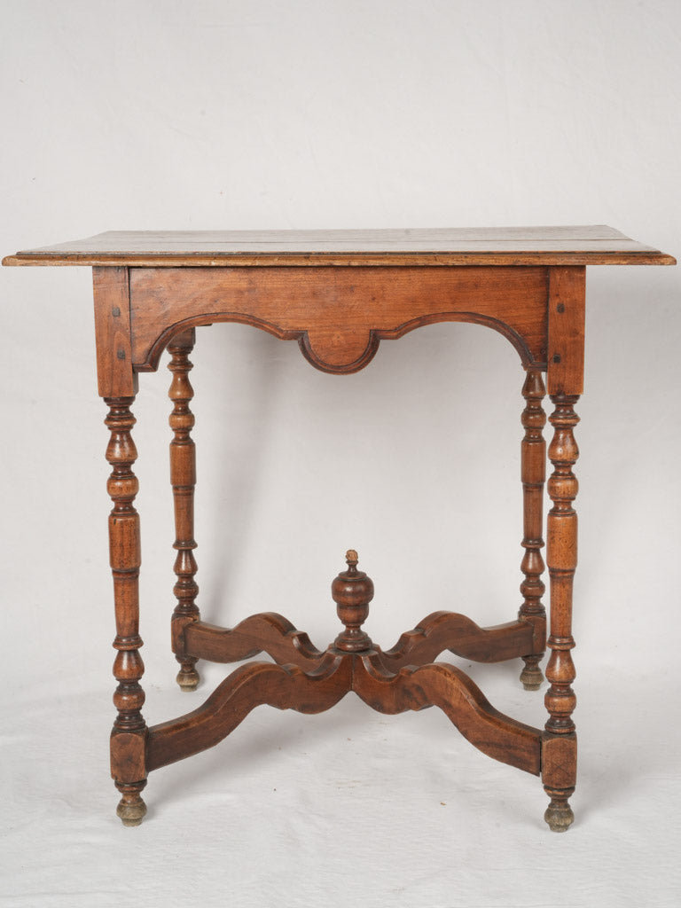 Finely sculpted wooden writing desk