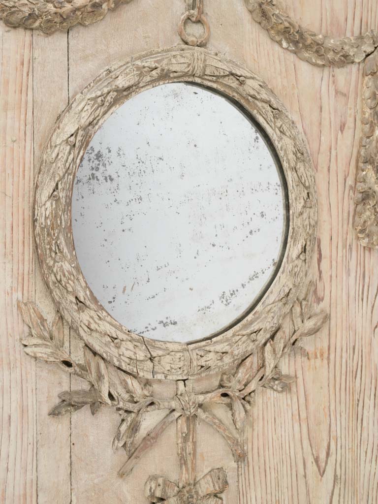 Timeless French Boiserie Wreath Mirror