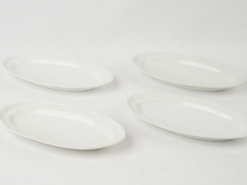 Provencal, ivory, oval, Limoges dishes