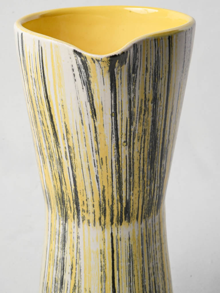 Artistic flared hourglass vase