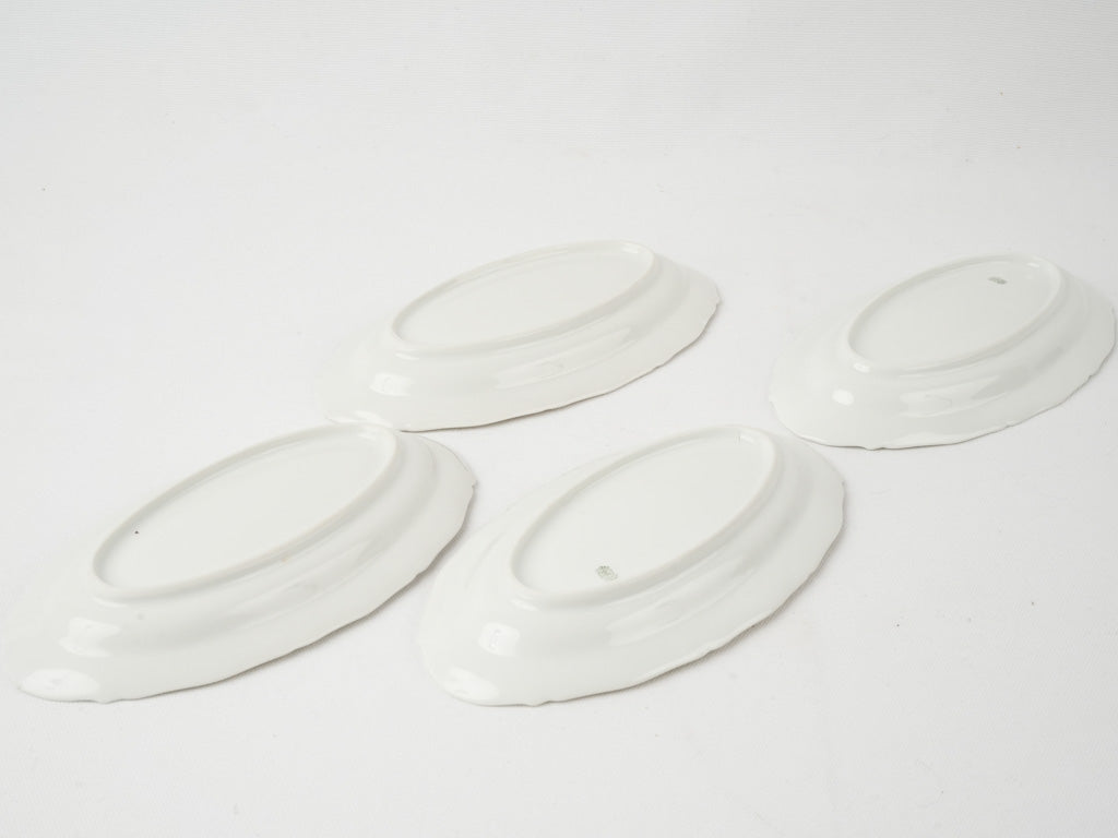 Patinaed, handmade, Limoges oval server