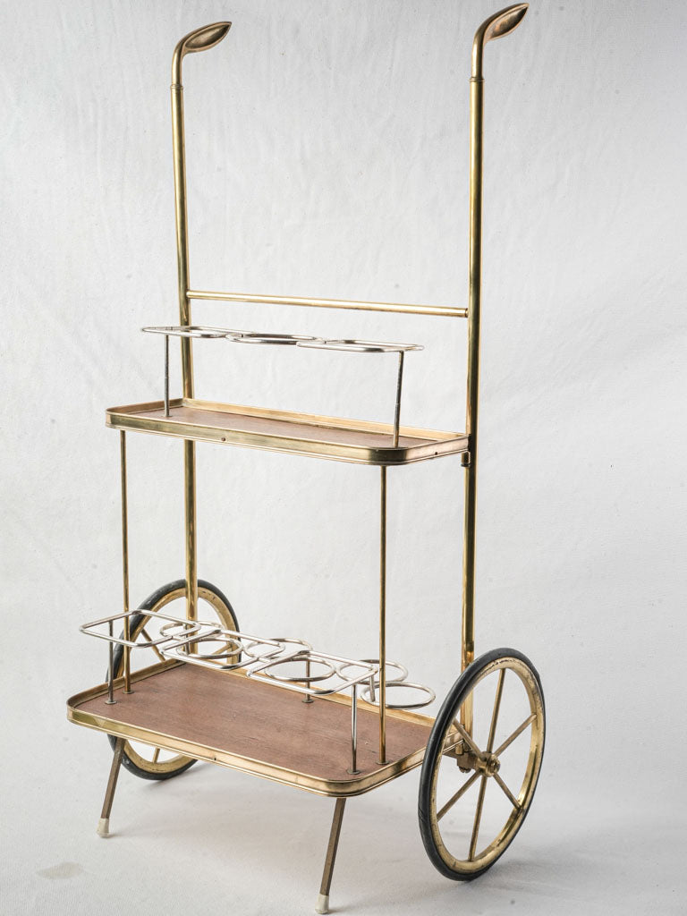 Exquisite vintage Italian bar cart