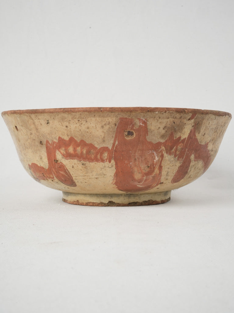 Organic artisanal bowl distinctive