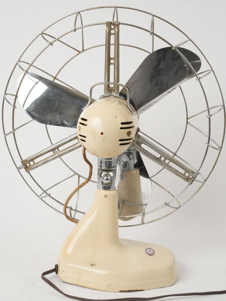 Antique Brown Three-Blade Desktop Fan