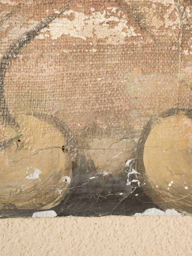 Large Antique Decorative Panel with a View of Naples - 63½" x 52¼"