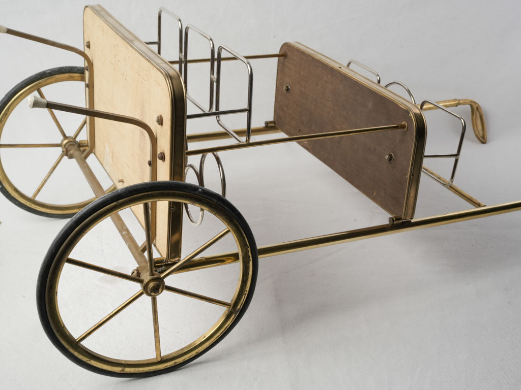 Nostalgic vintage Italian drinks trolley