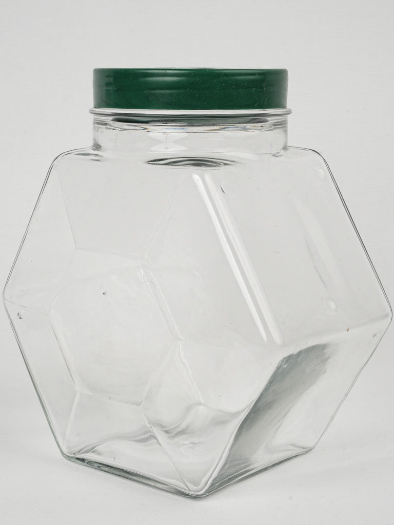 Aged glass épicerie truffle containers