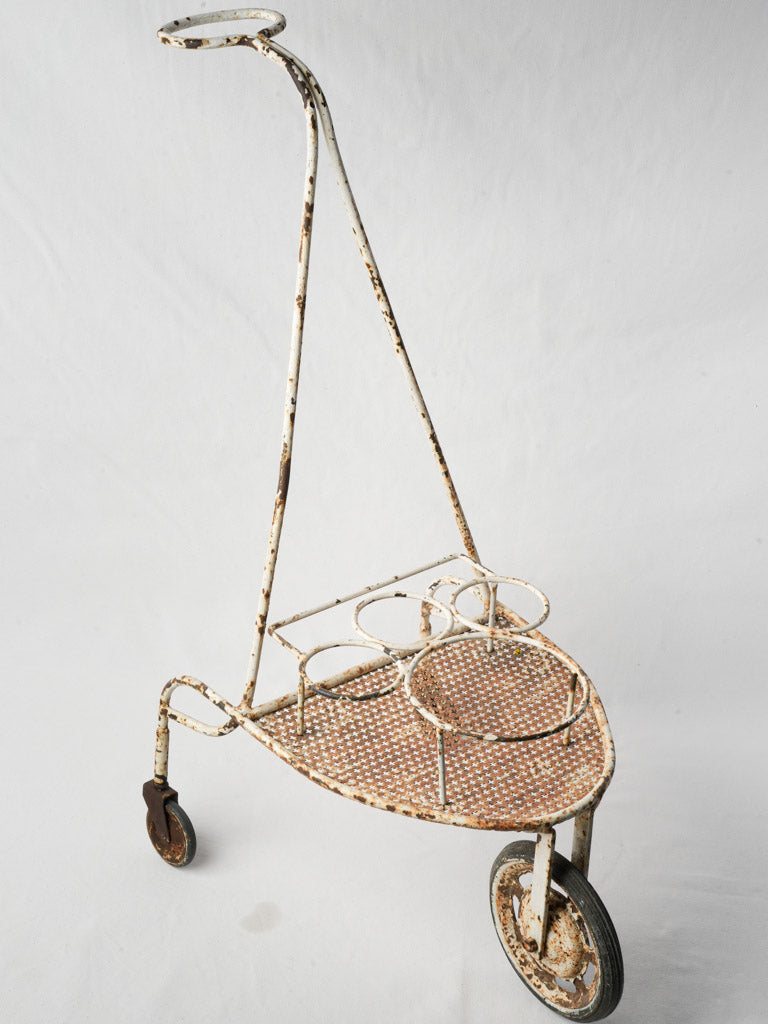 Distinctive 1950s outdoor beverage trolley