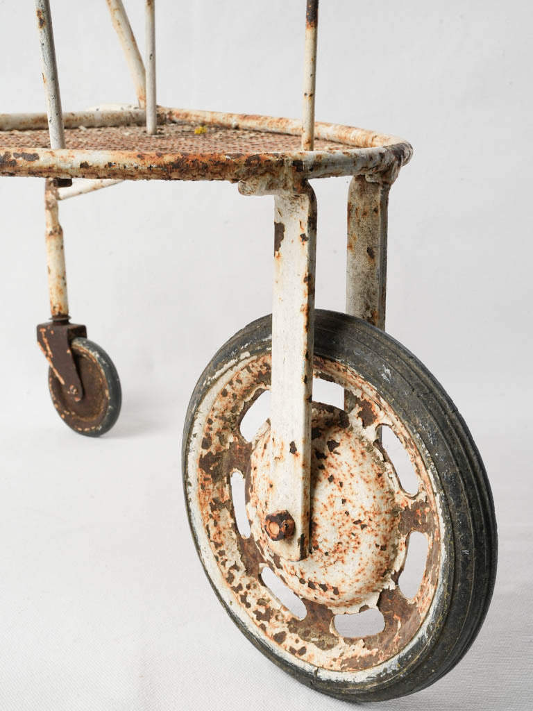 Timeworn patina enhances vintage character