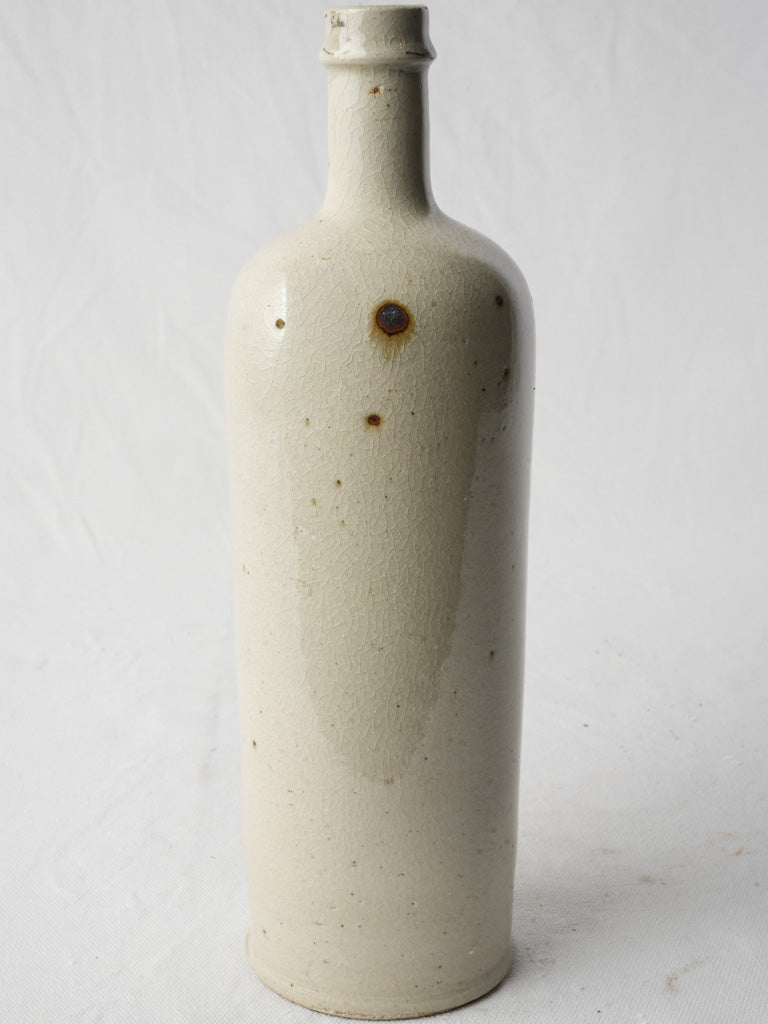 Timeworn rustic stoneware vessel