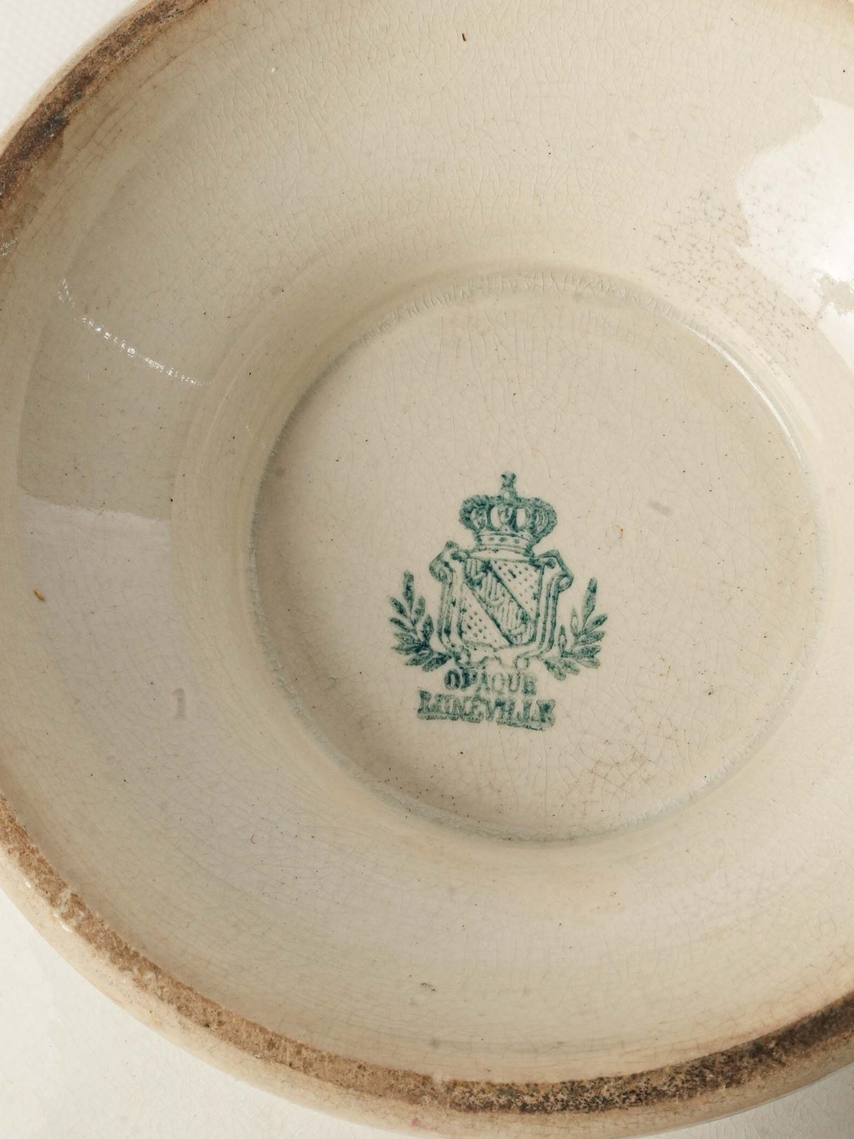 Petite Antique French Ivory-Glazed Earthenware Soup Tureen, circa 1900, Without Lid - 6"