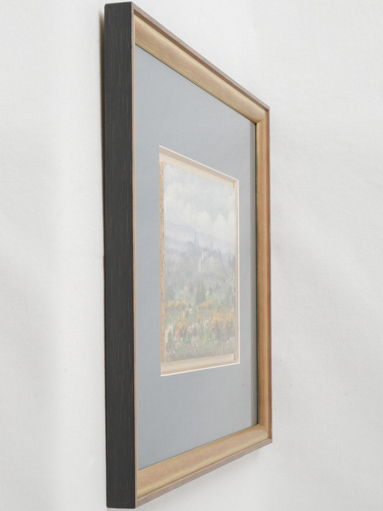 Charming miniature springtime Provençal painting