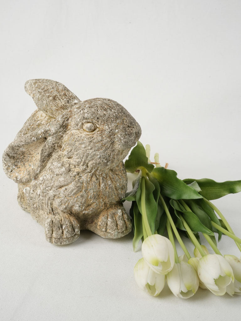 Vintage reconstituted garden statue