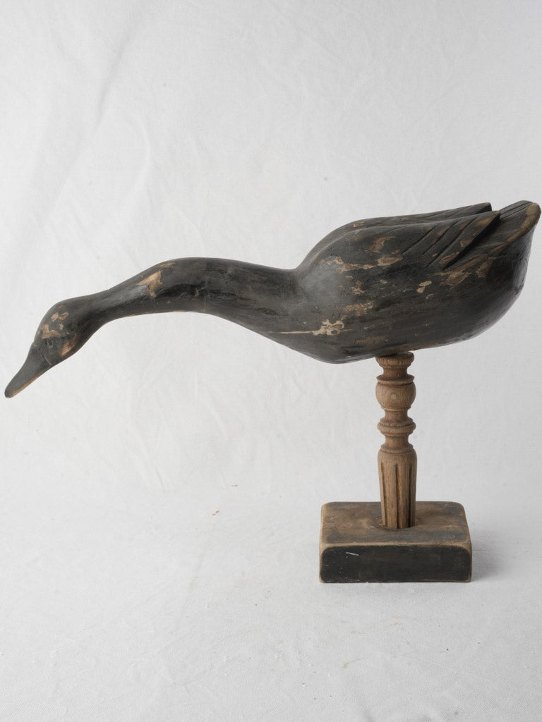 Streamlined graphic silhouette wood art
