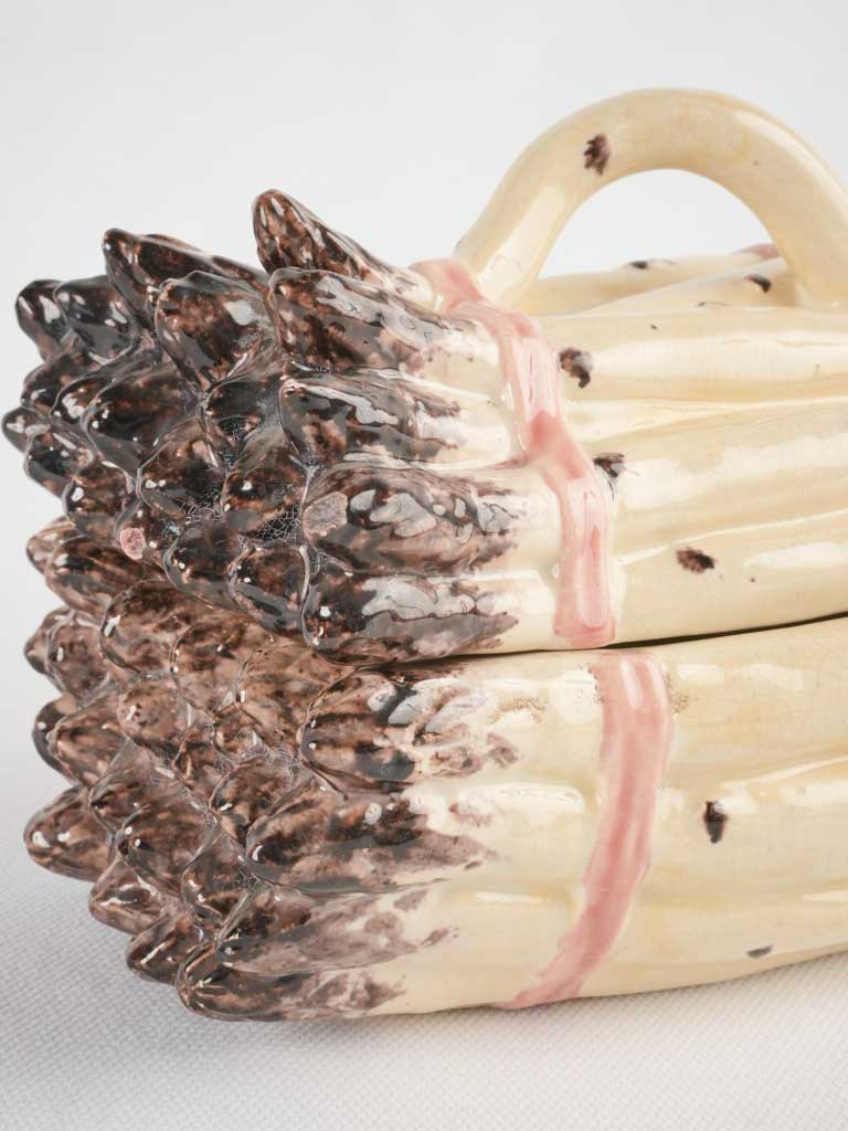 Classic white purple-tipped asparagus design