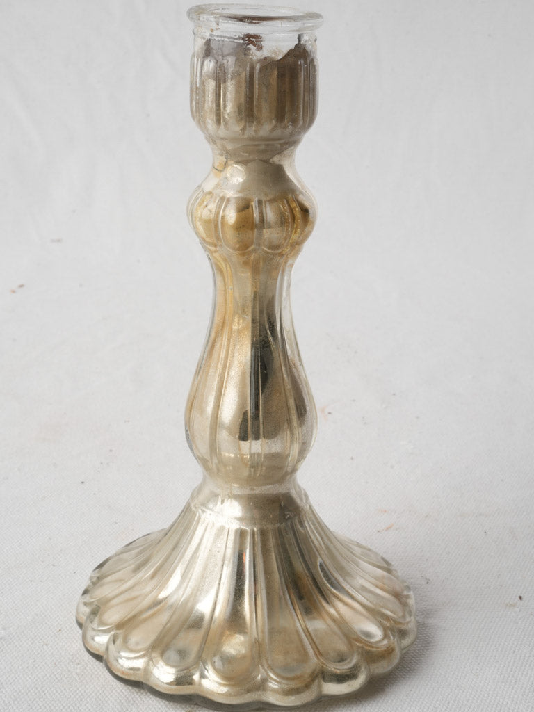 Classic silvered candlestick piece