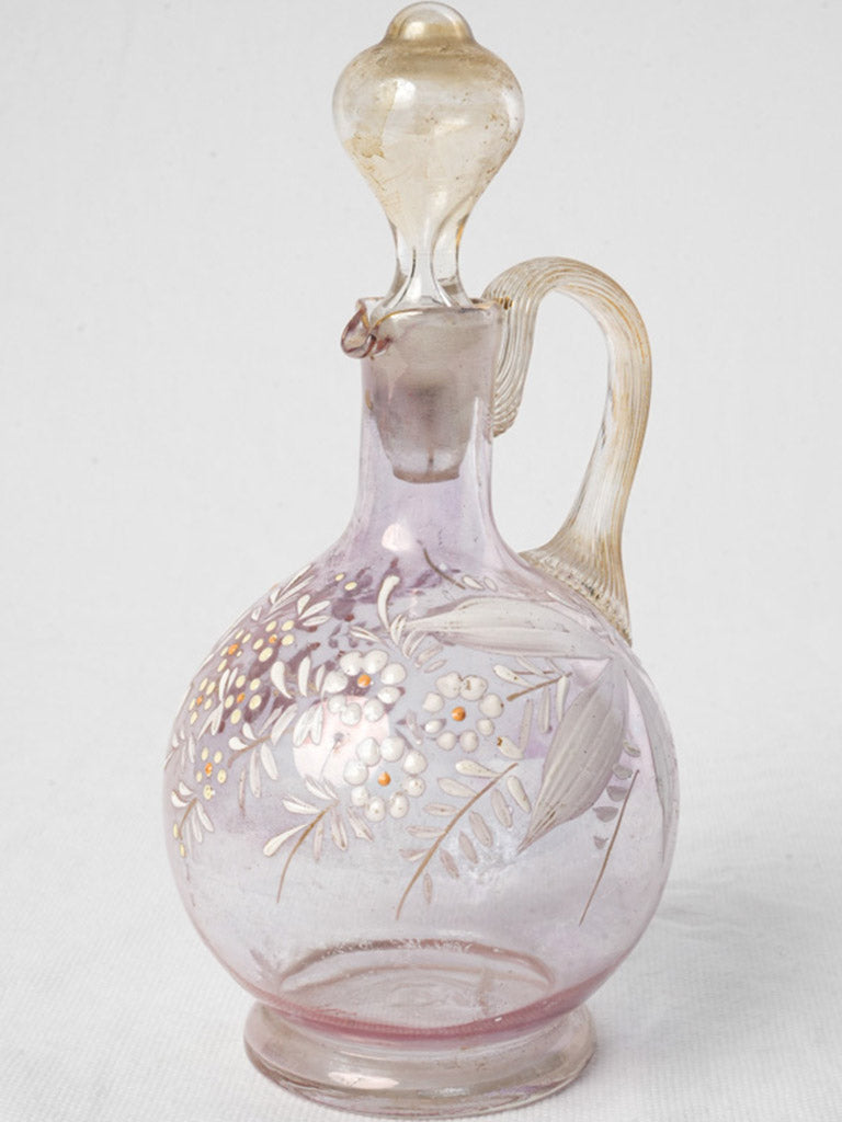 Petite Antique French Blown Glass Carafe Circa 1900 - 8¼"