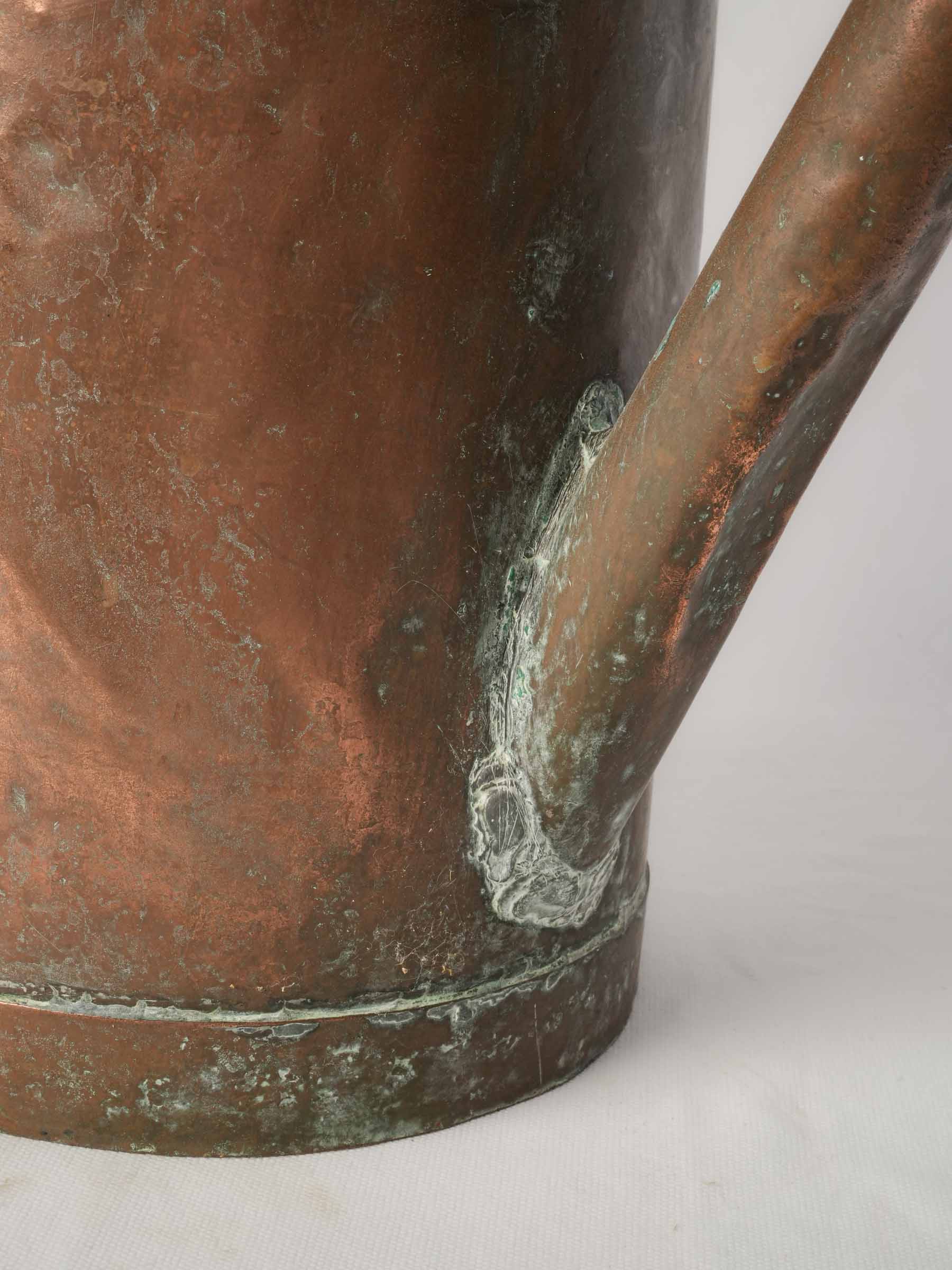 French Copper Winemaker’s Watering Can c. 1900 - 20½"