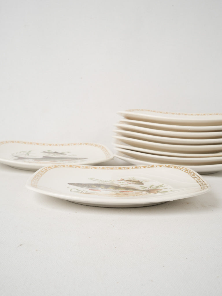 Blue and White Bourgogne Ceramic Tableware
