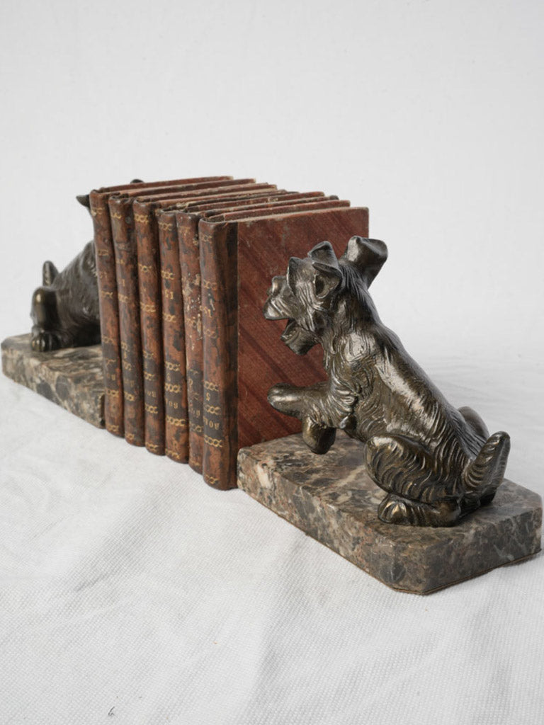 Textured coat decorative bookends