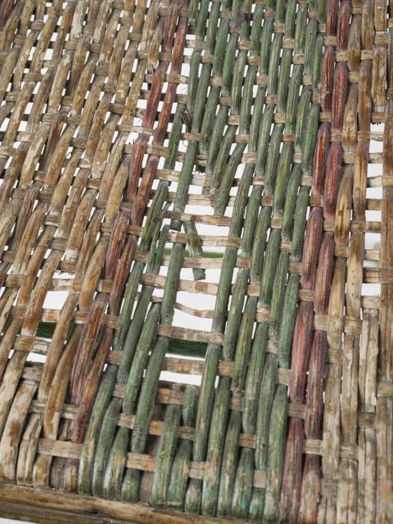 Artistic antique green-painted frames