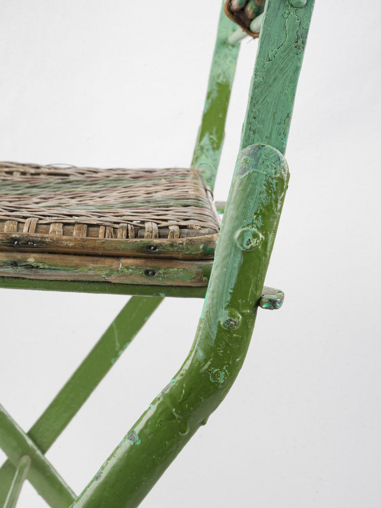 Decorative aged colorful vintage seating