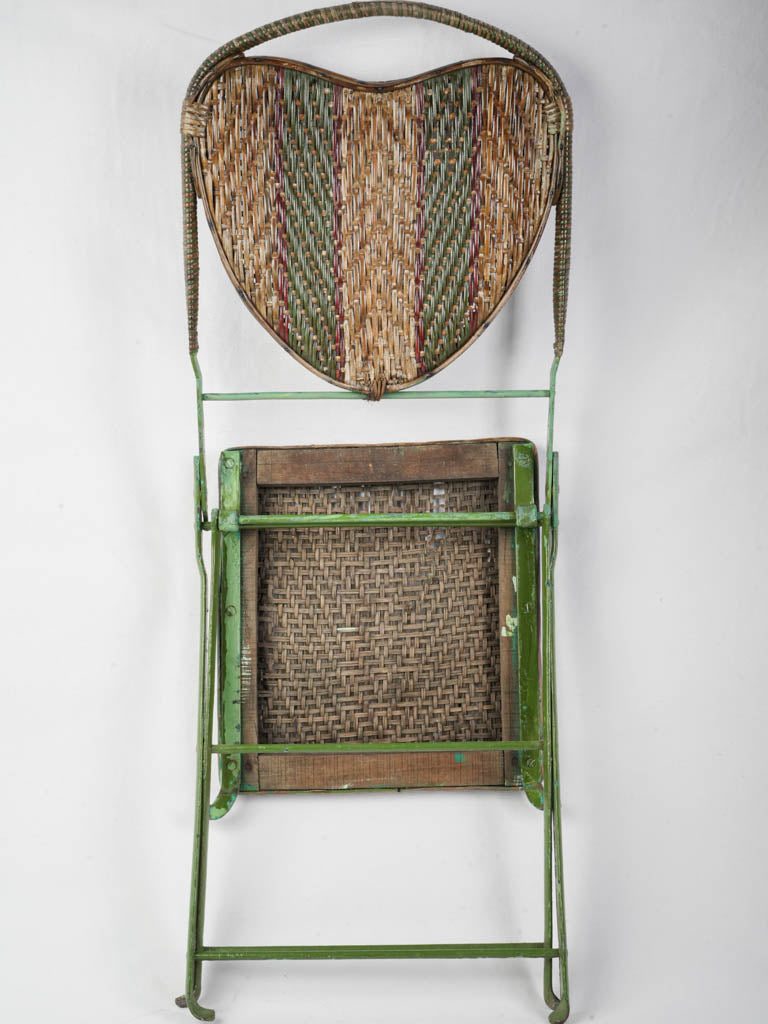 Woven nostalgic rattan winter chairs